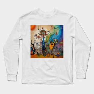 Surreal Orientalism - The Dance of Divergent Colors Long Sleeve T-Shirt